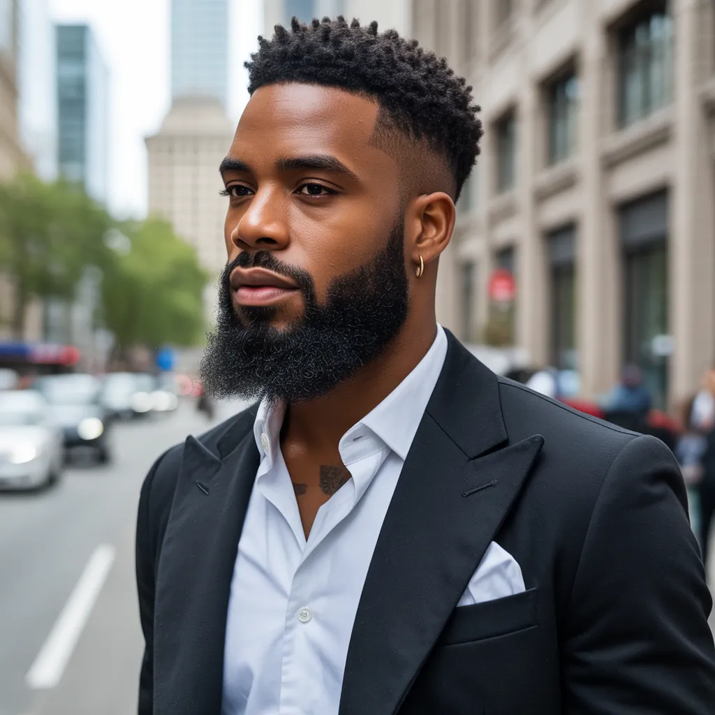 black men beards