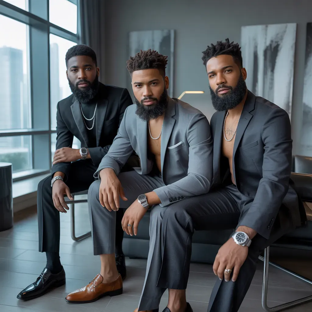 black men beards