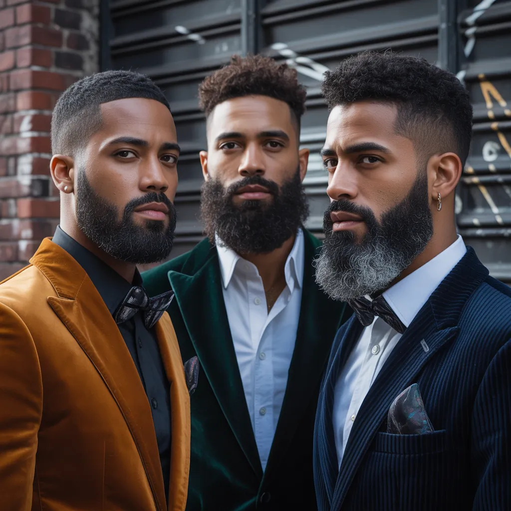 black men beards