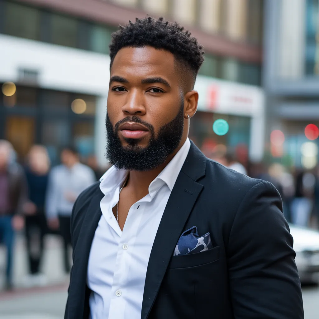 black men beards