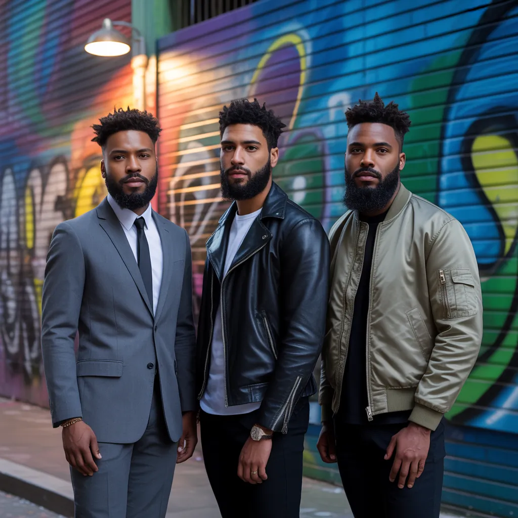 black men beards