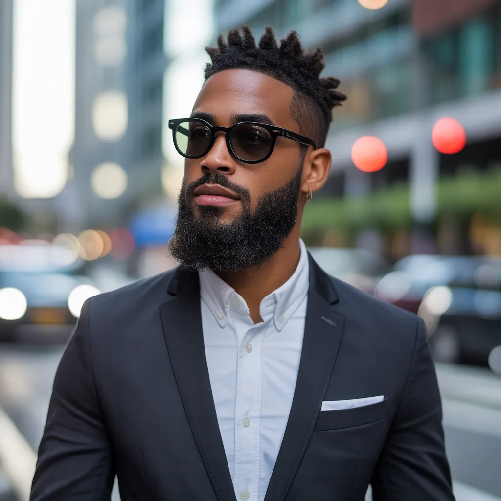 black men beards