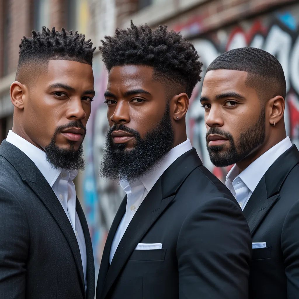 black men beards