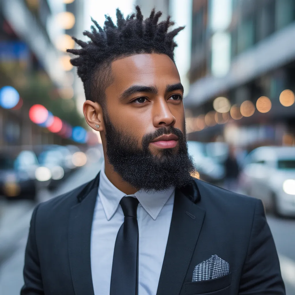 black men beards