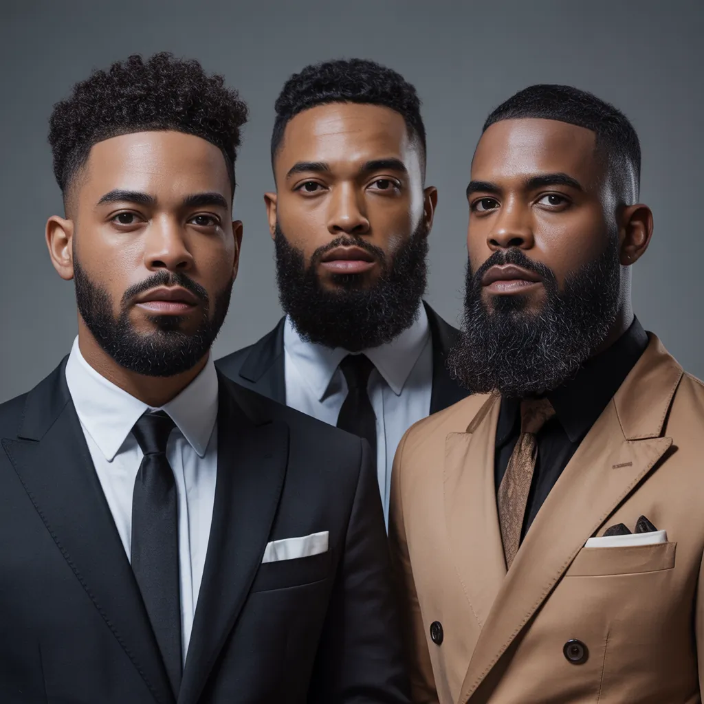 black men beards