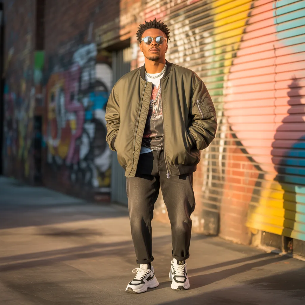 black men street fashion