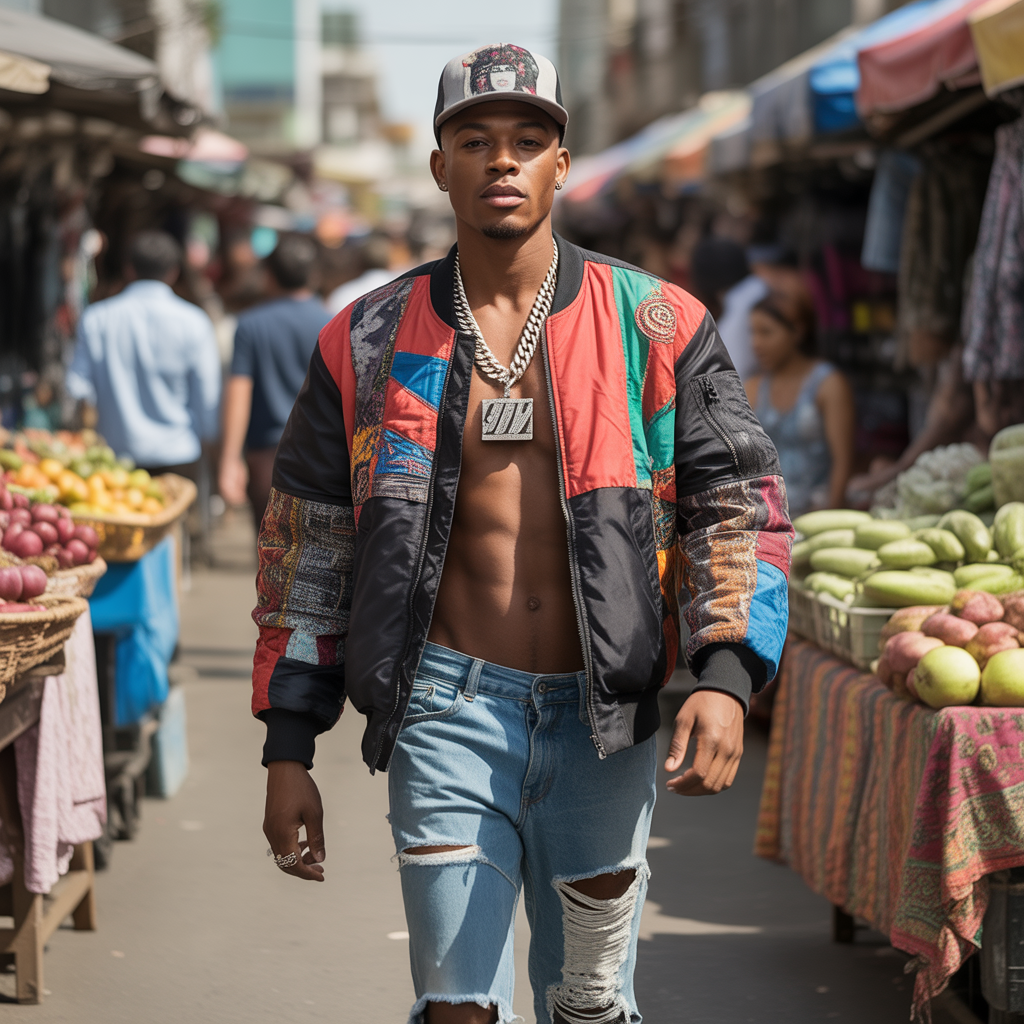 black men street fashion