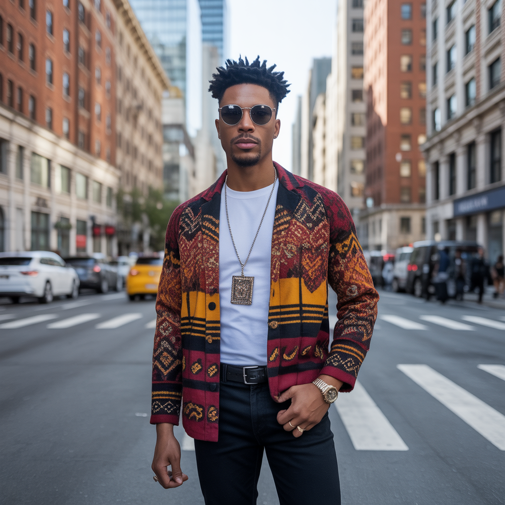 black men street fashion