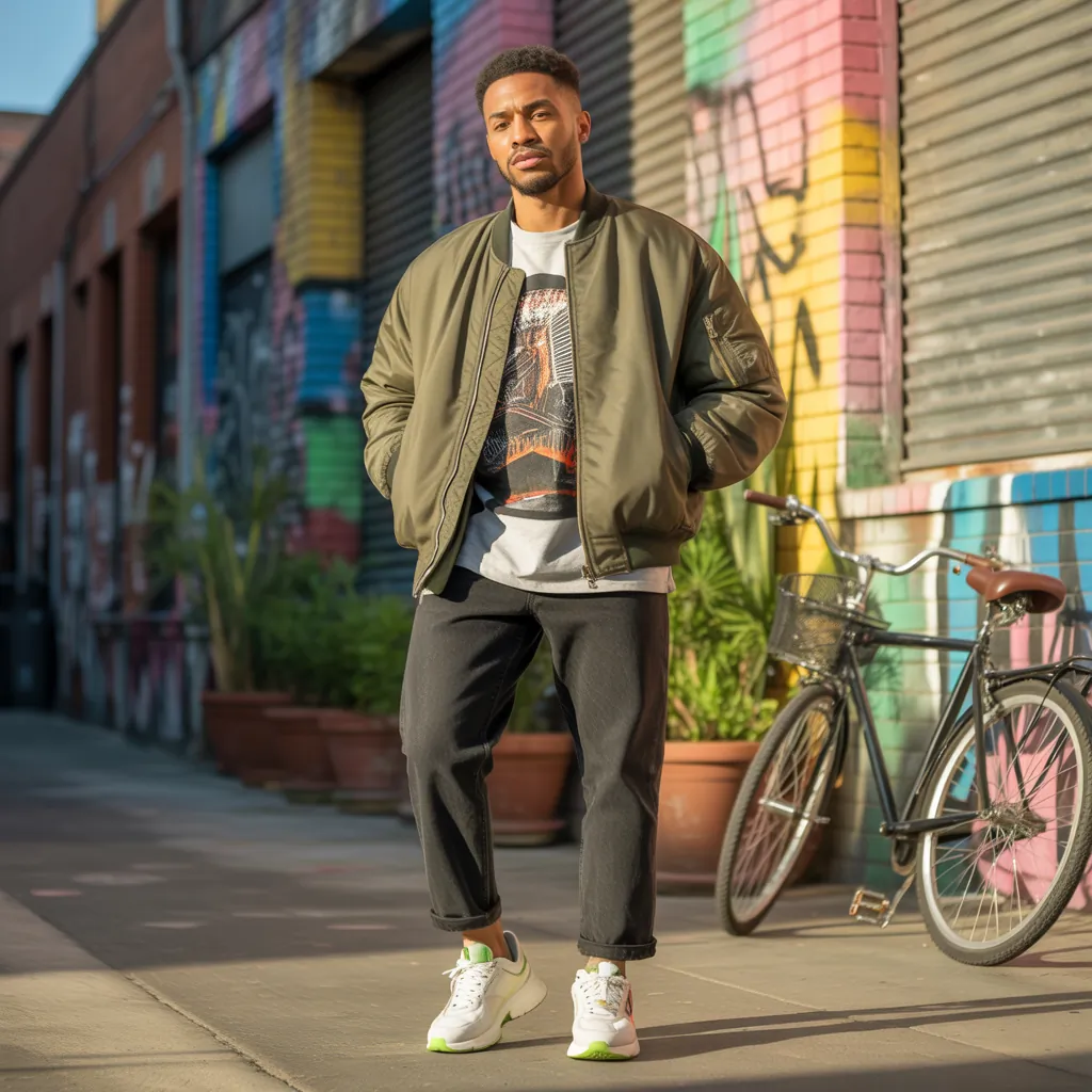 black men street fashion