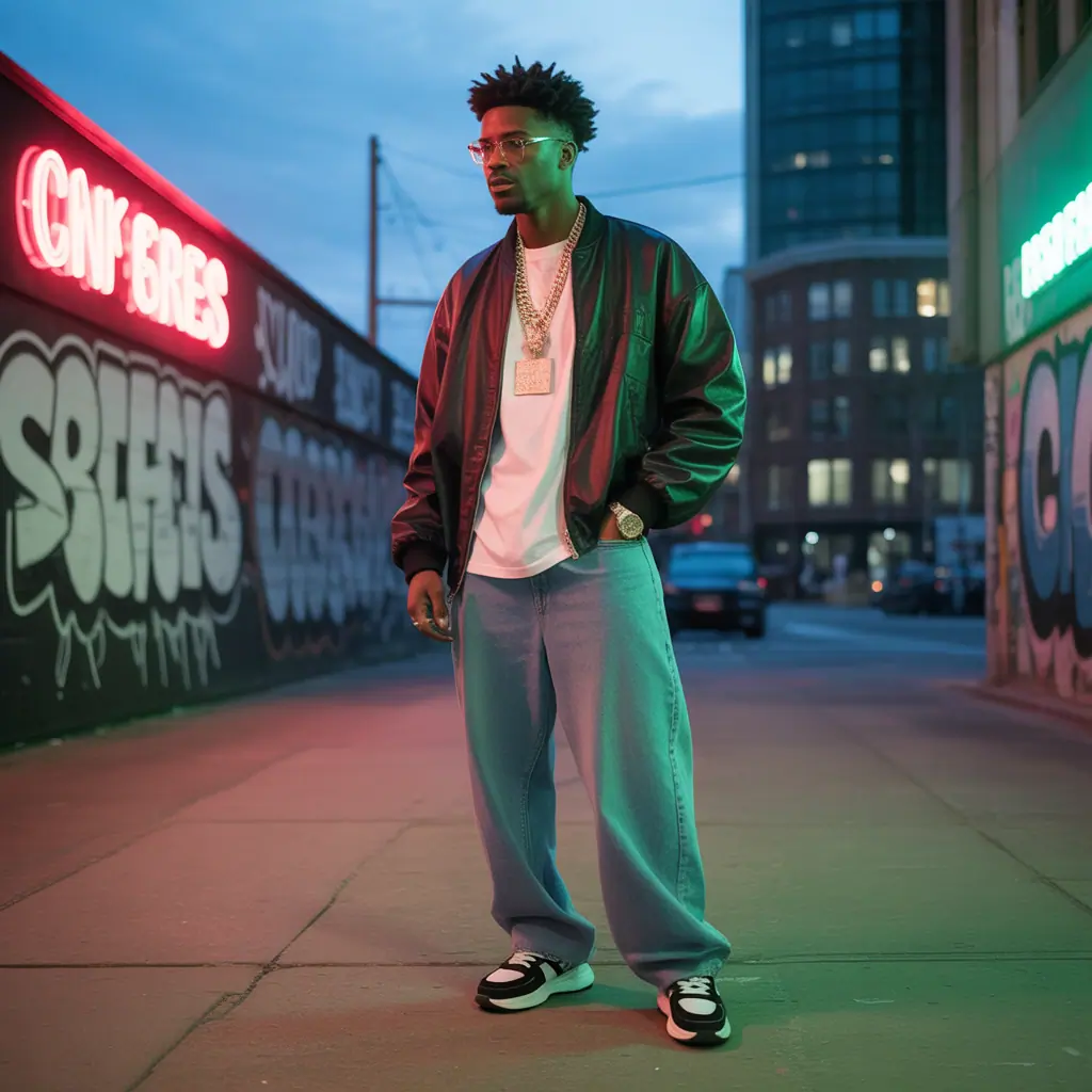 black men street fashion