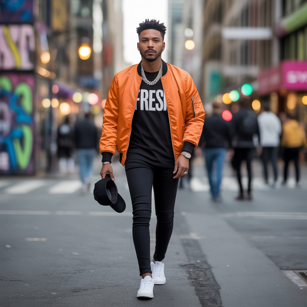 black men street fashion