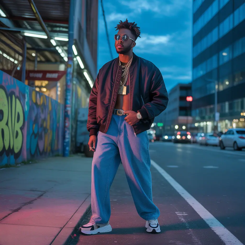 black men street fashion