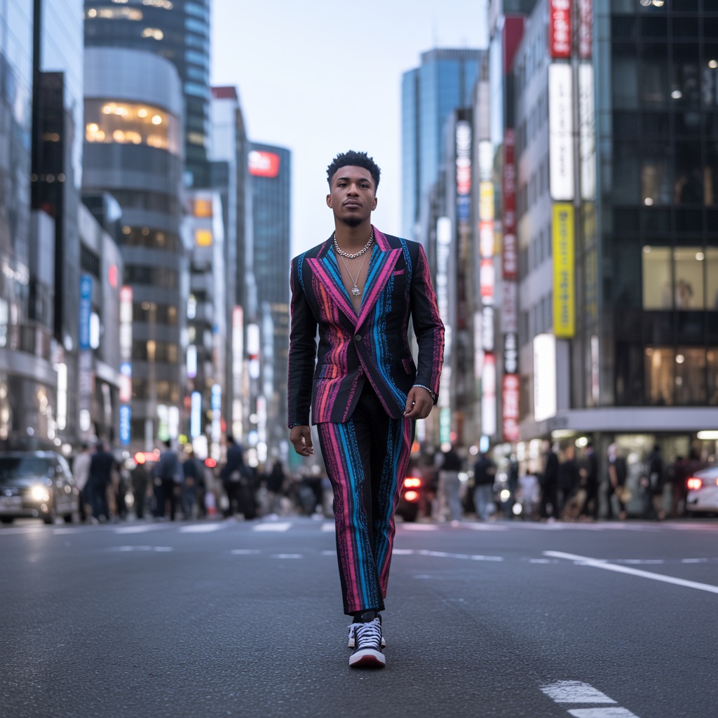 black men street fashion