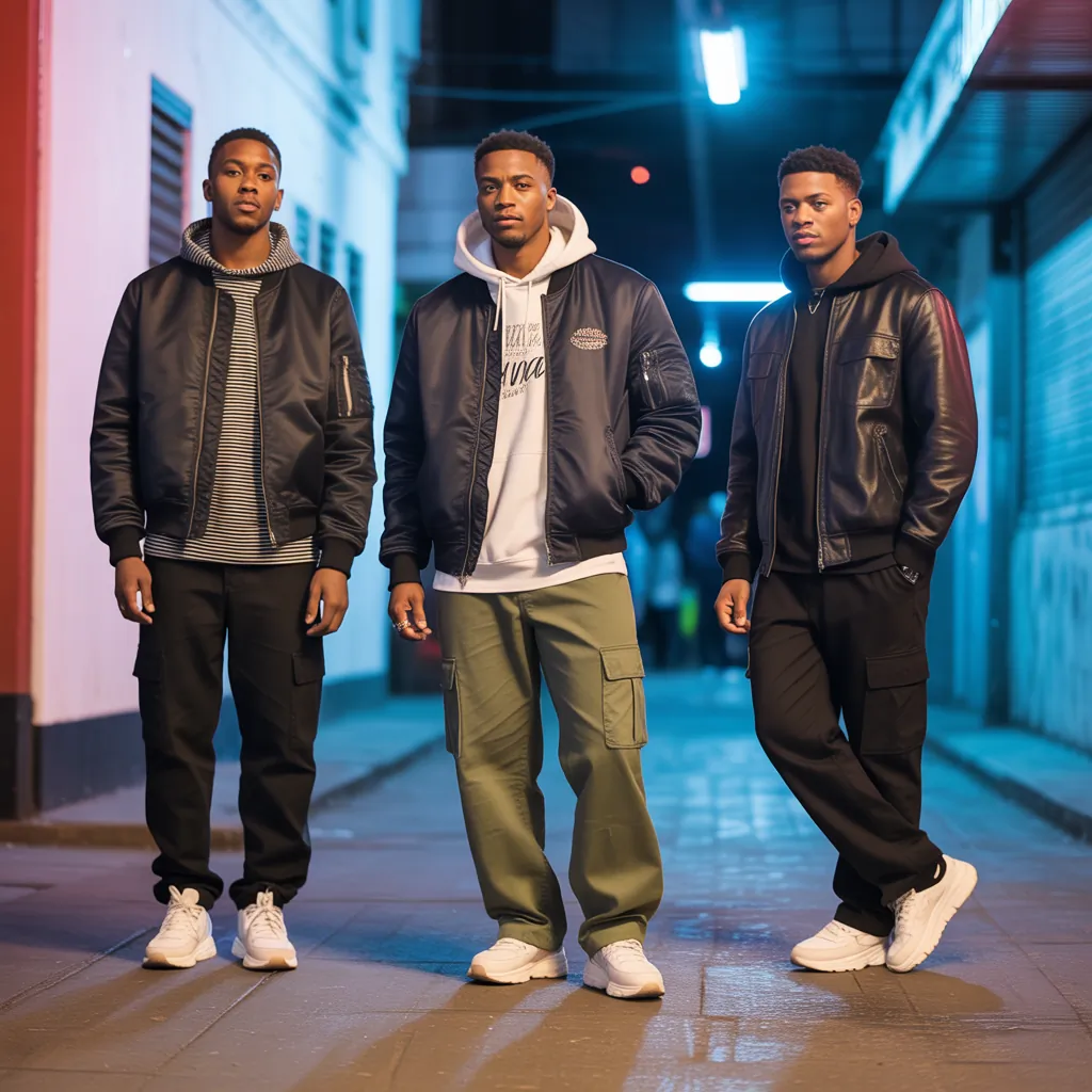 black men street fashion