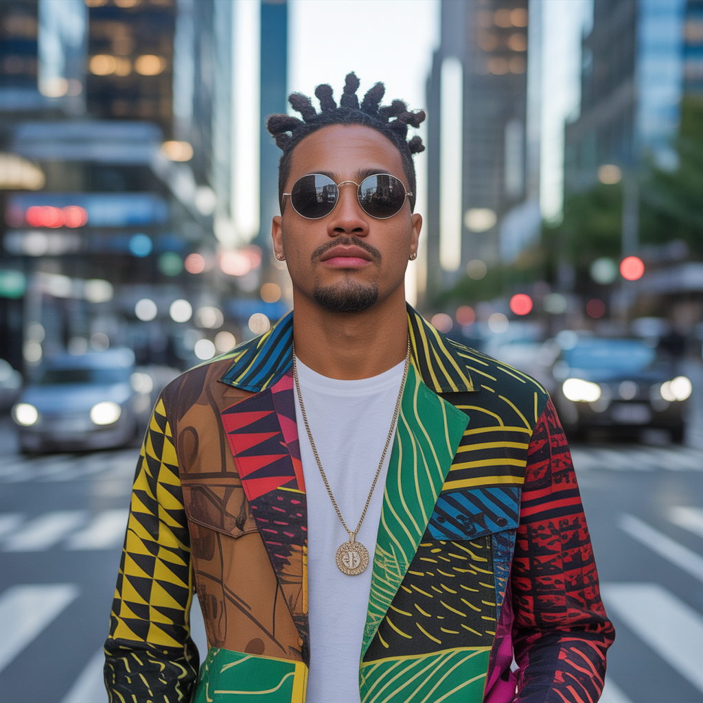 black men street fashion
