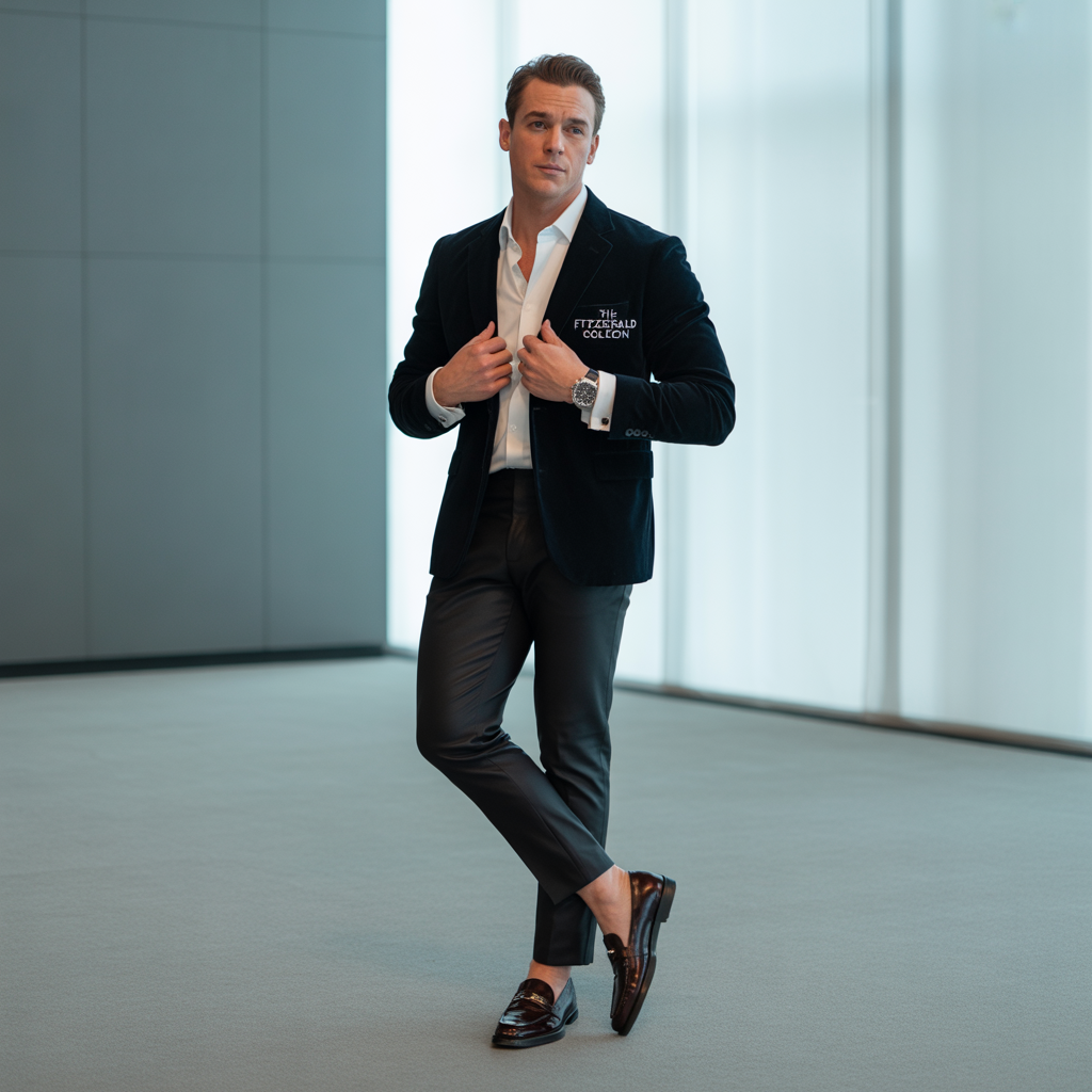 black pants outfit men