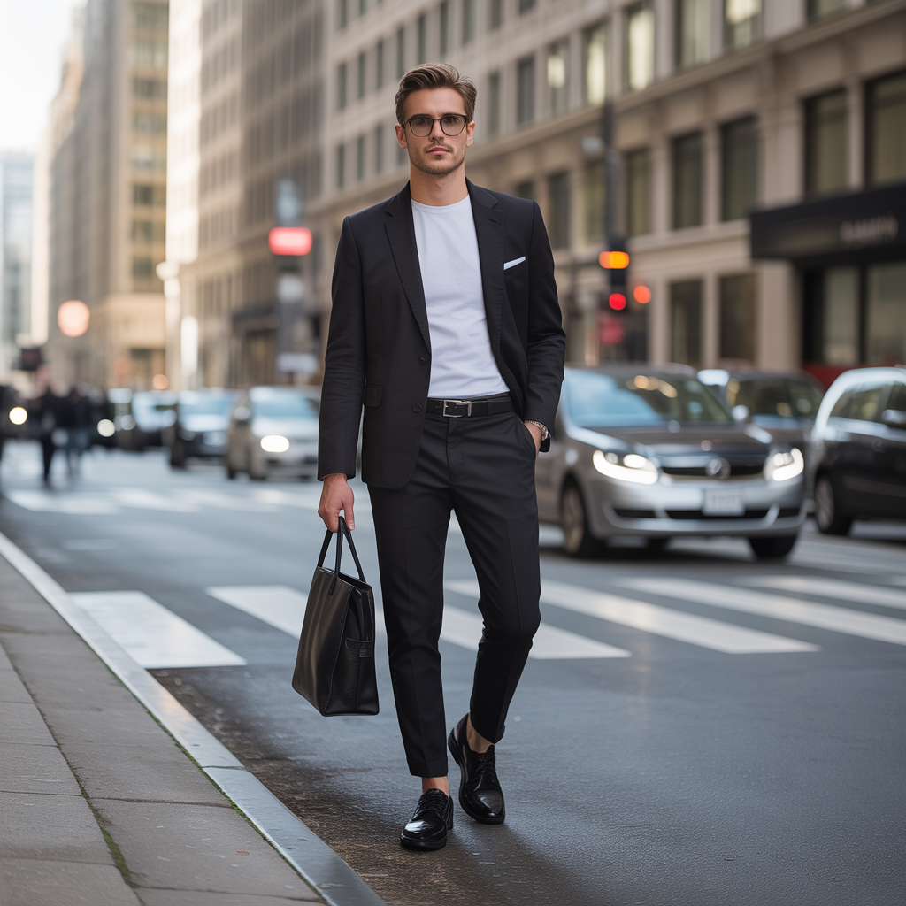 black sambas outfit