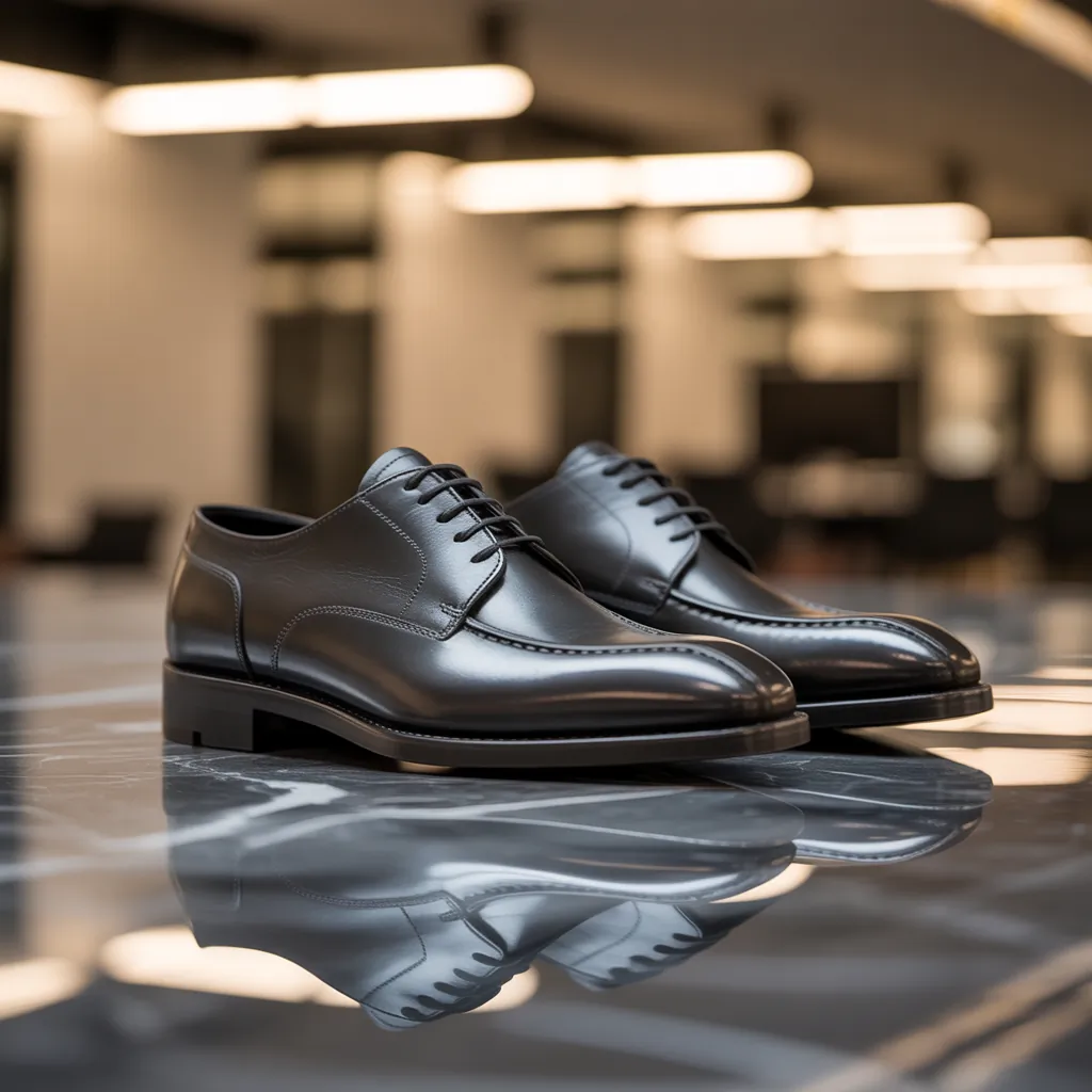 black shoes
