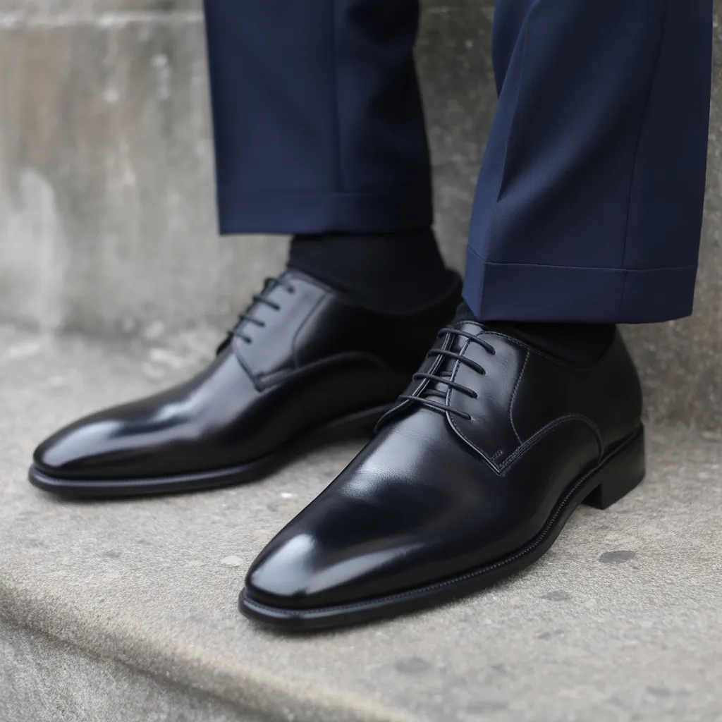 black shoes