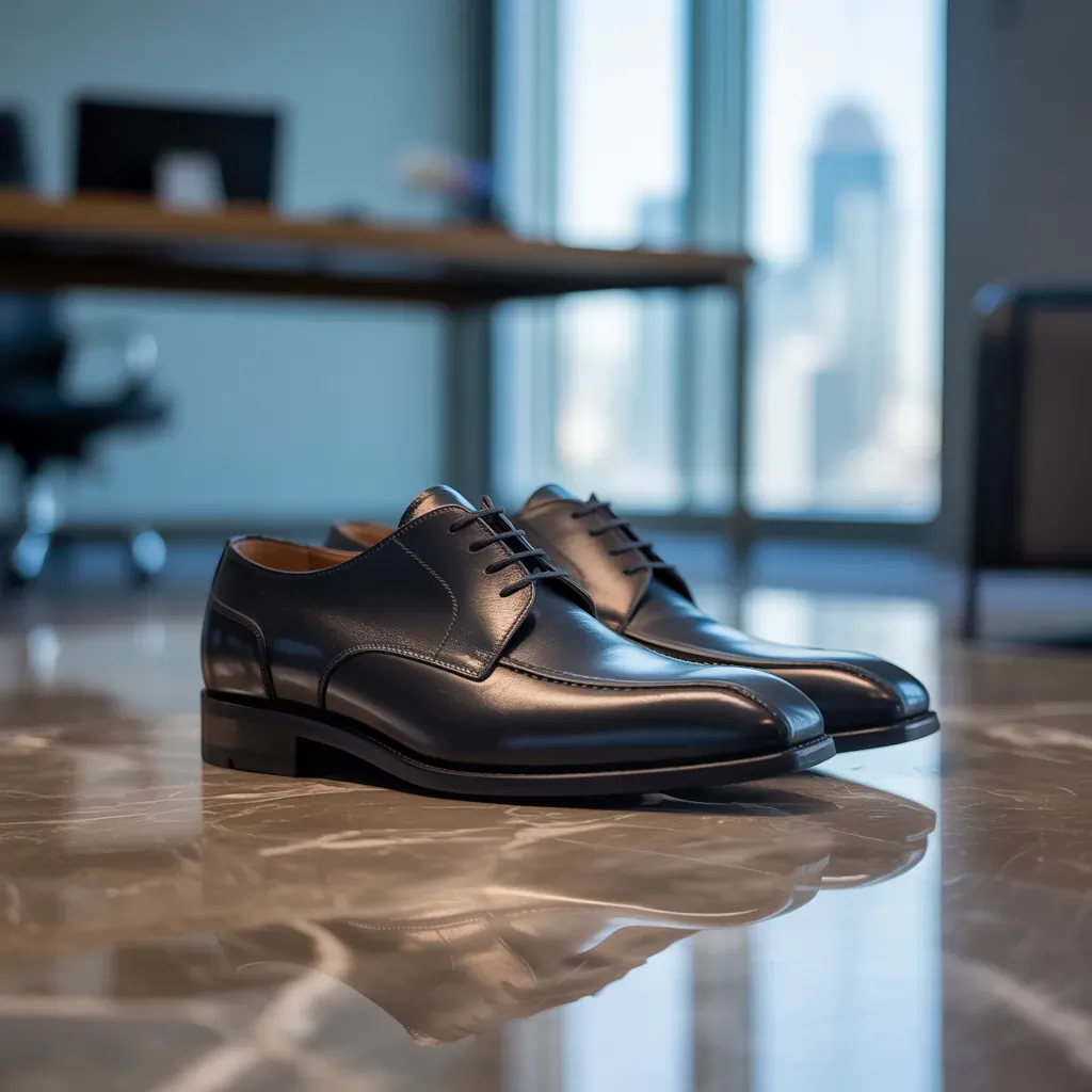 black shoes