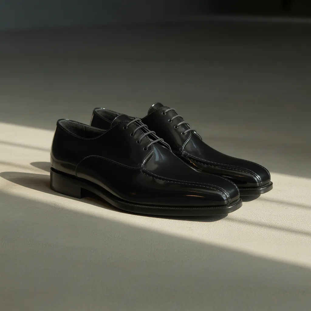 black shoes