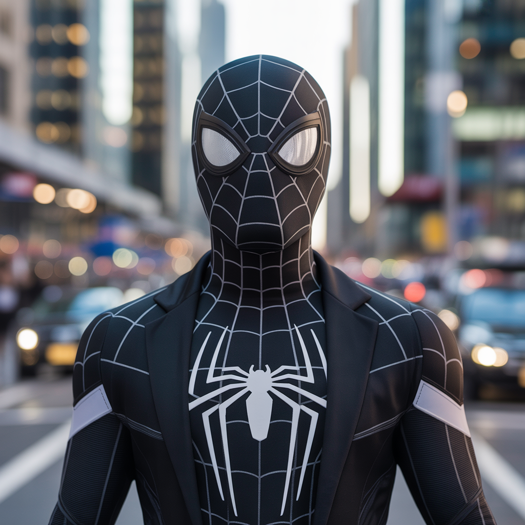 black suit spiderman