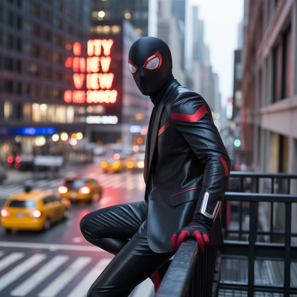 black suit spiderman
