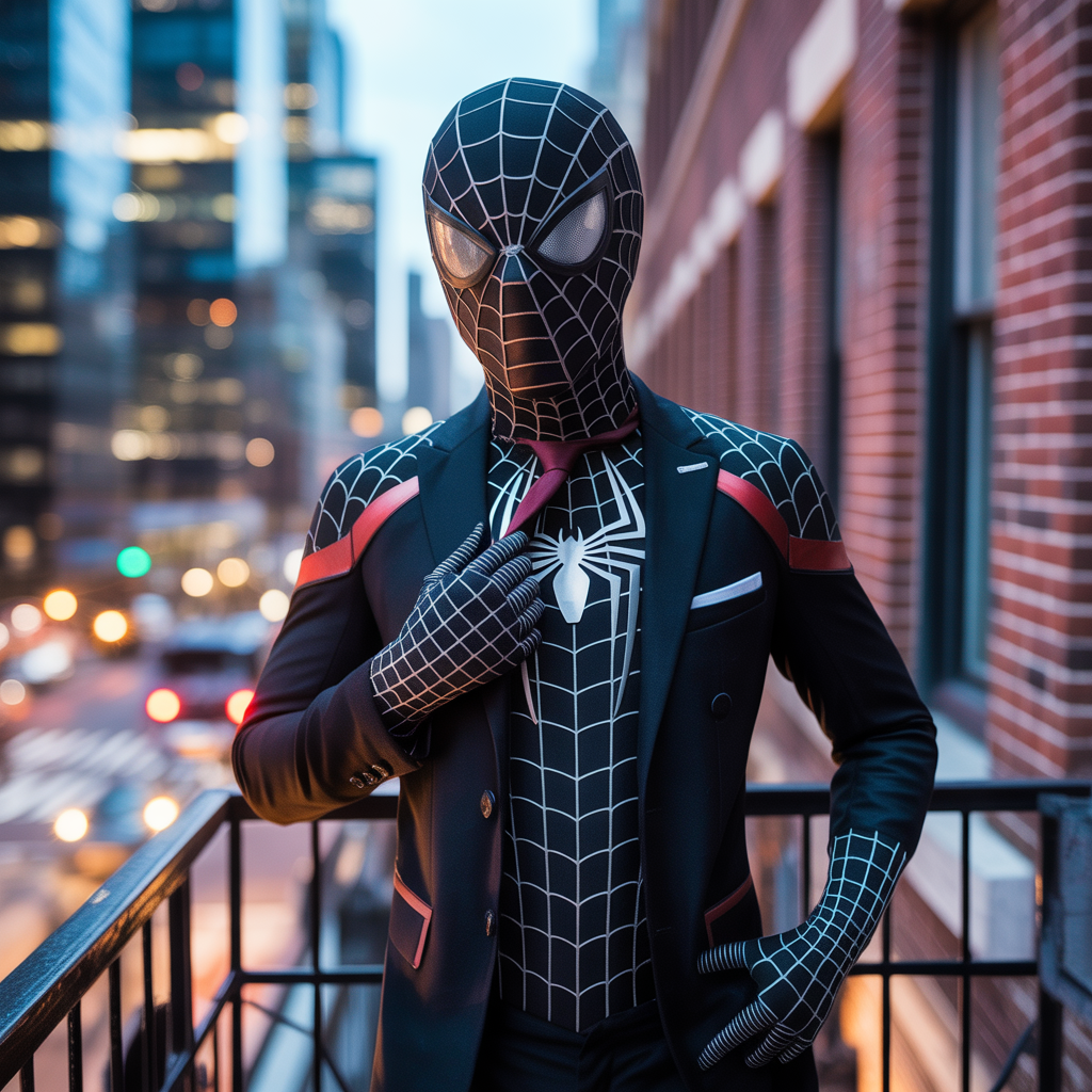black suit spiderman