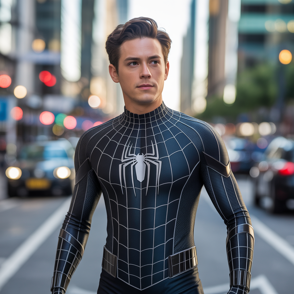 black suit spiderman