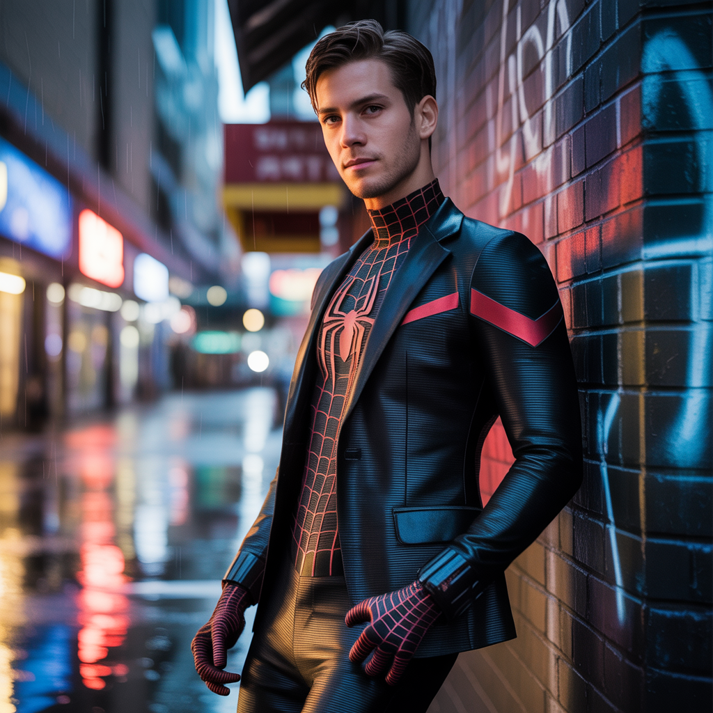 black suit spiderman