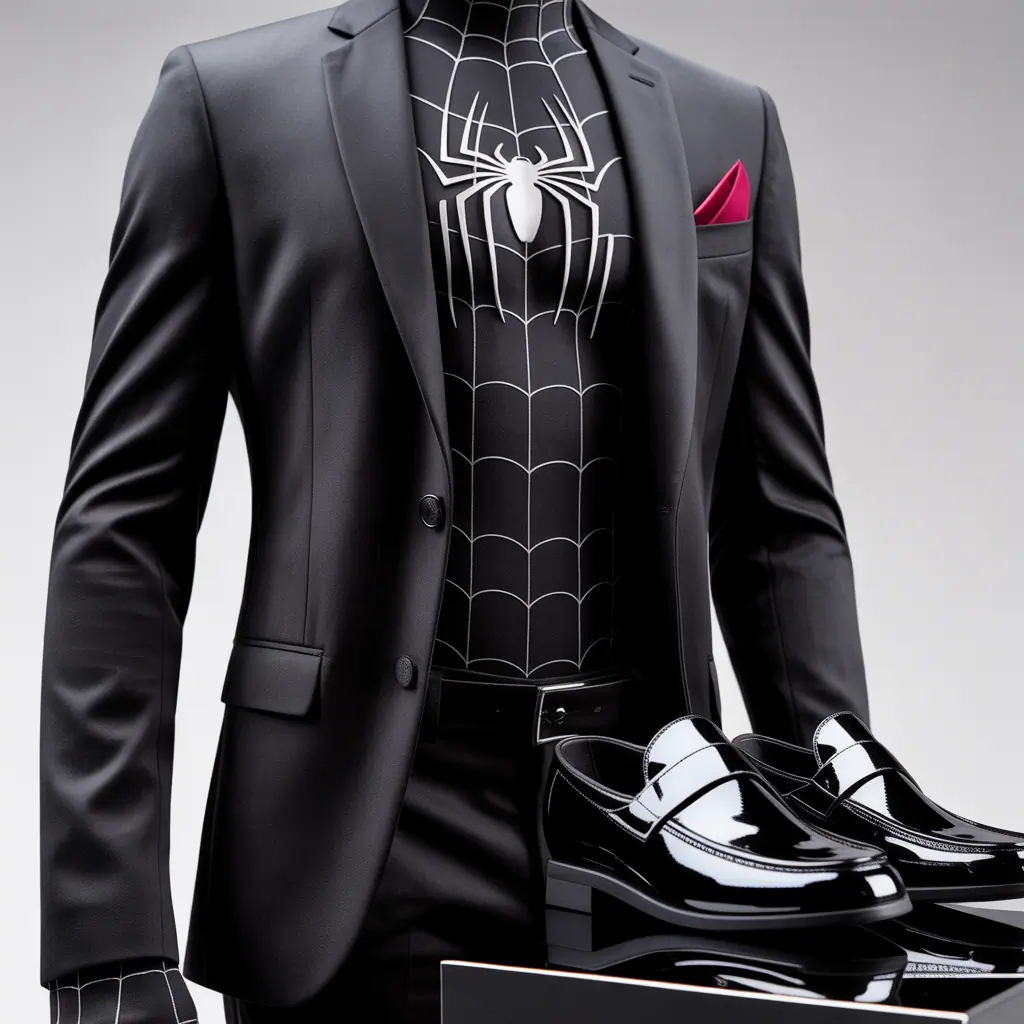 black suit spiderman