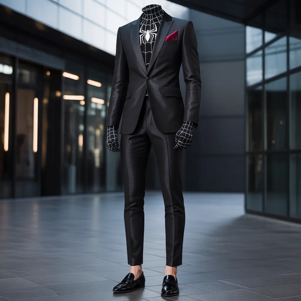 black suit spiderman