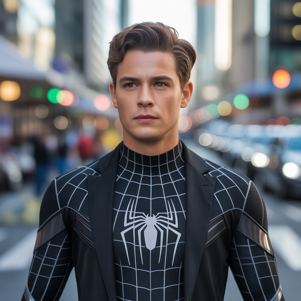black suit spiderman