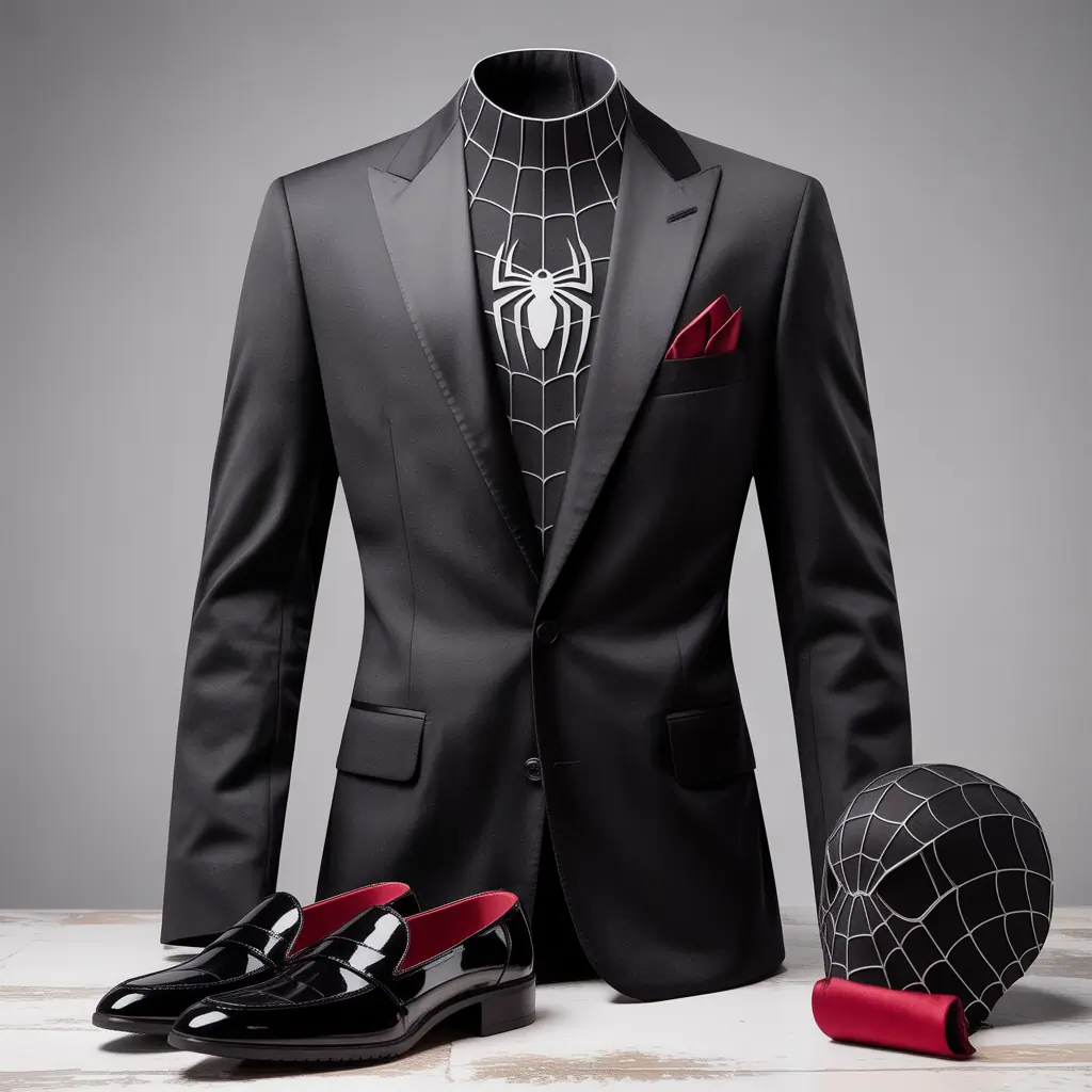 black suit spiderman