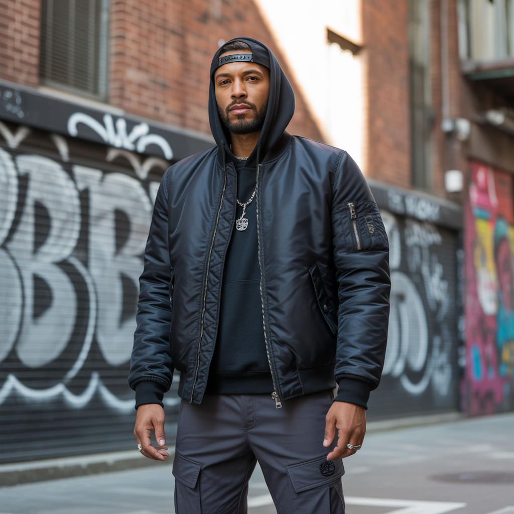 black timberland outfits men