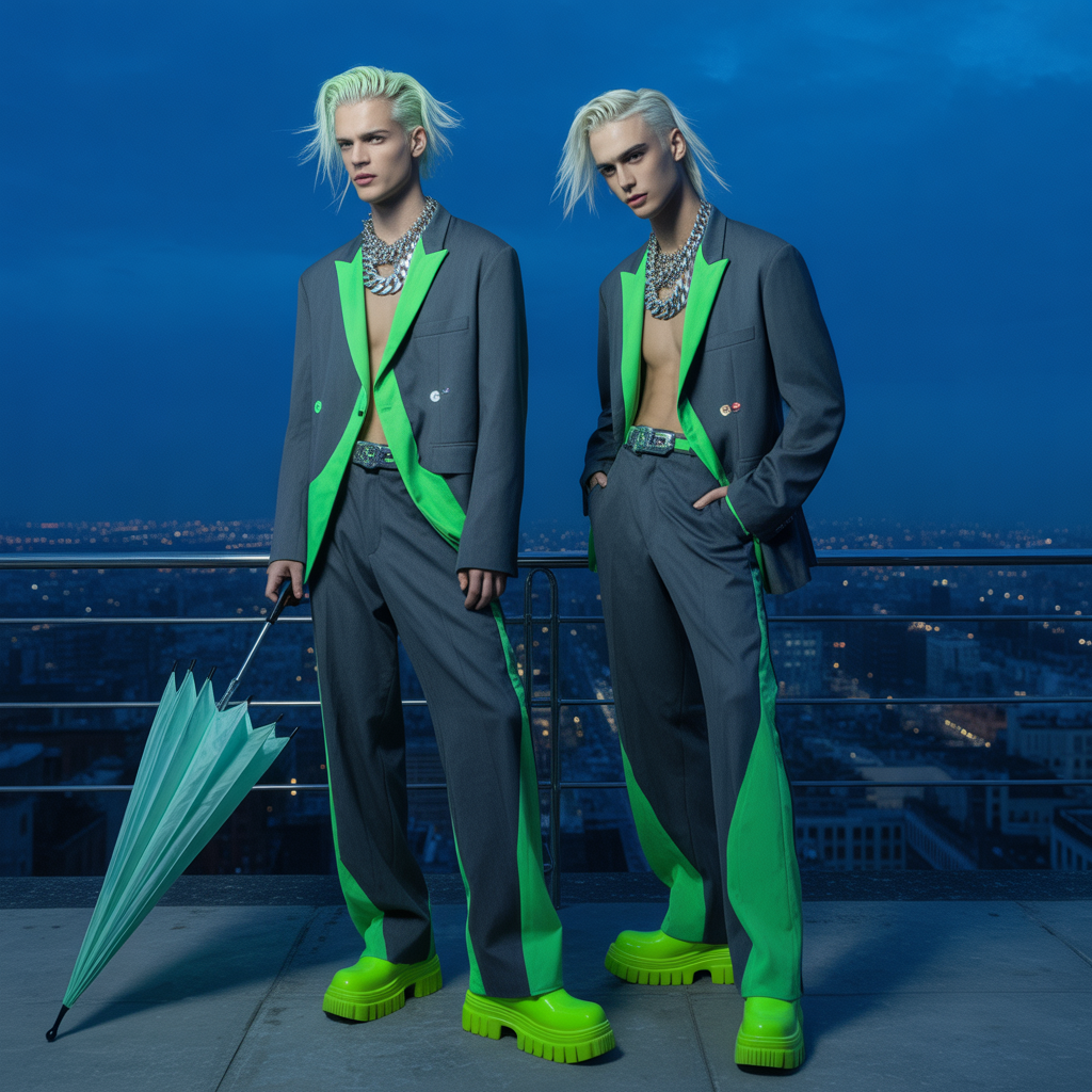 bleached hair men