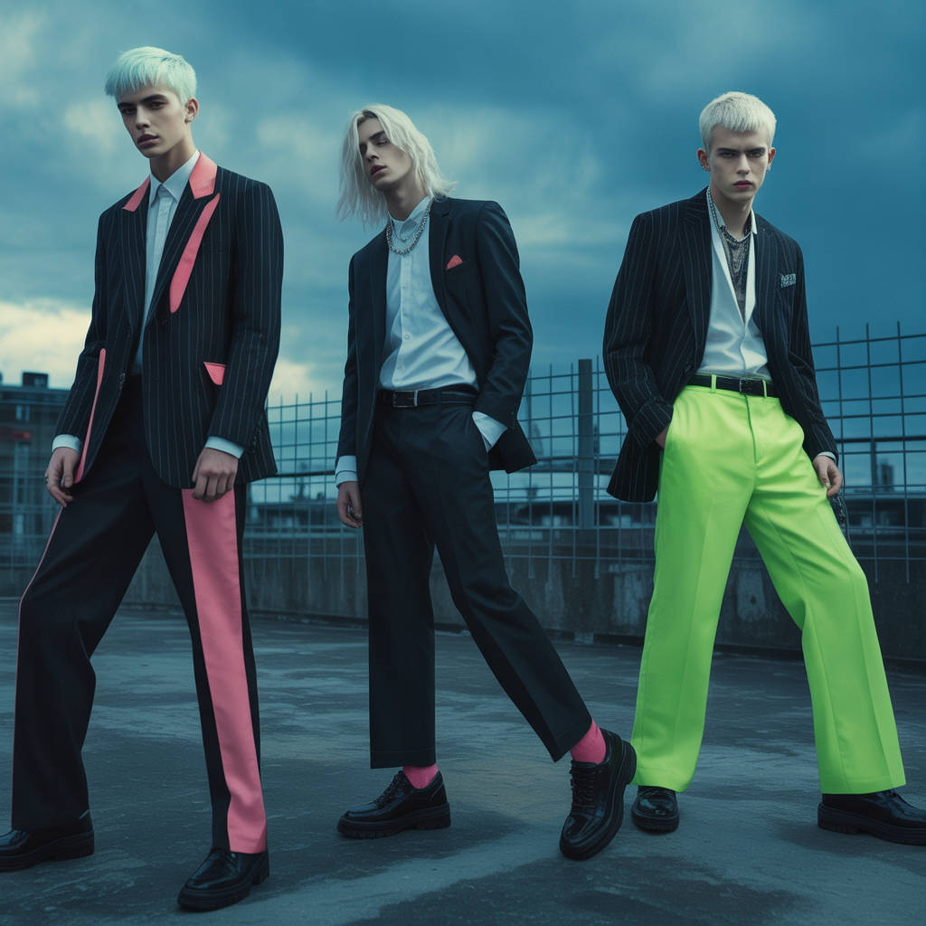 bleached hair men