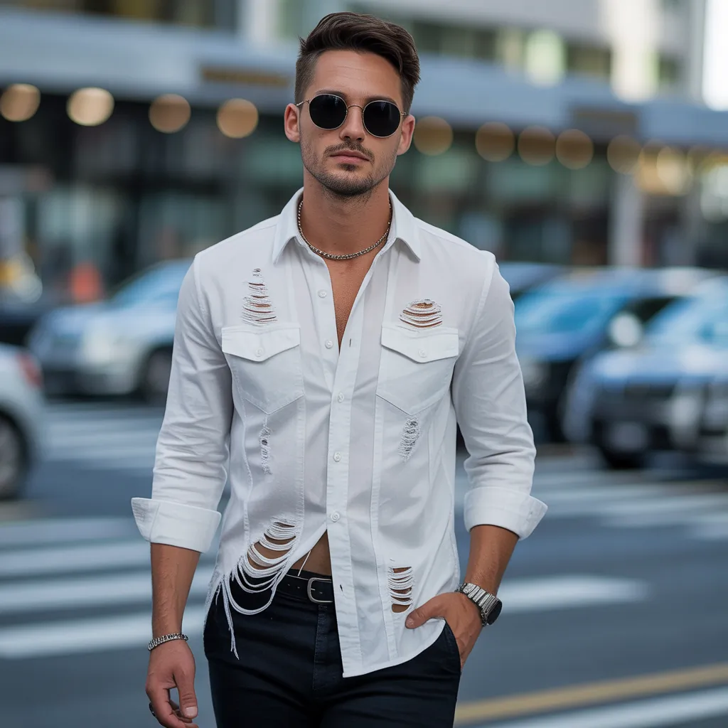 bleached shirt