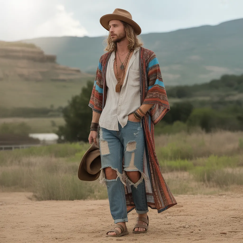 boho outfits men