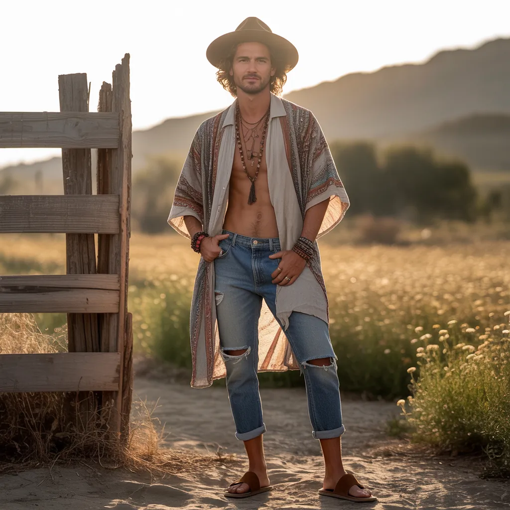 boho outfits men
