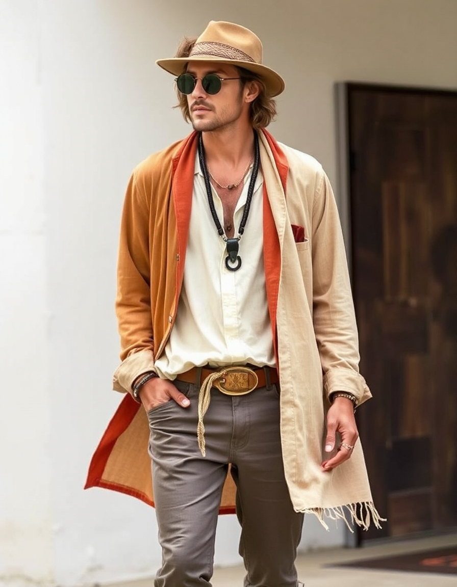 boho outfits men