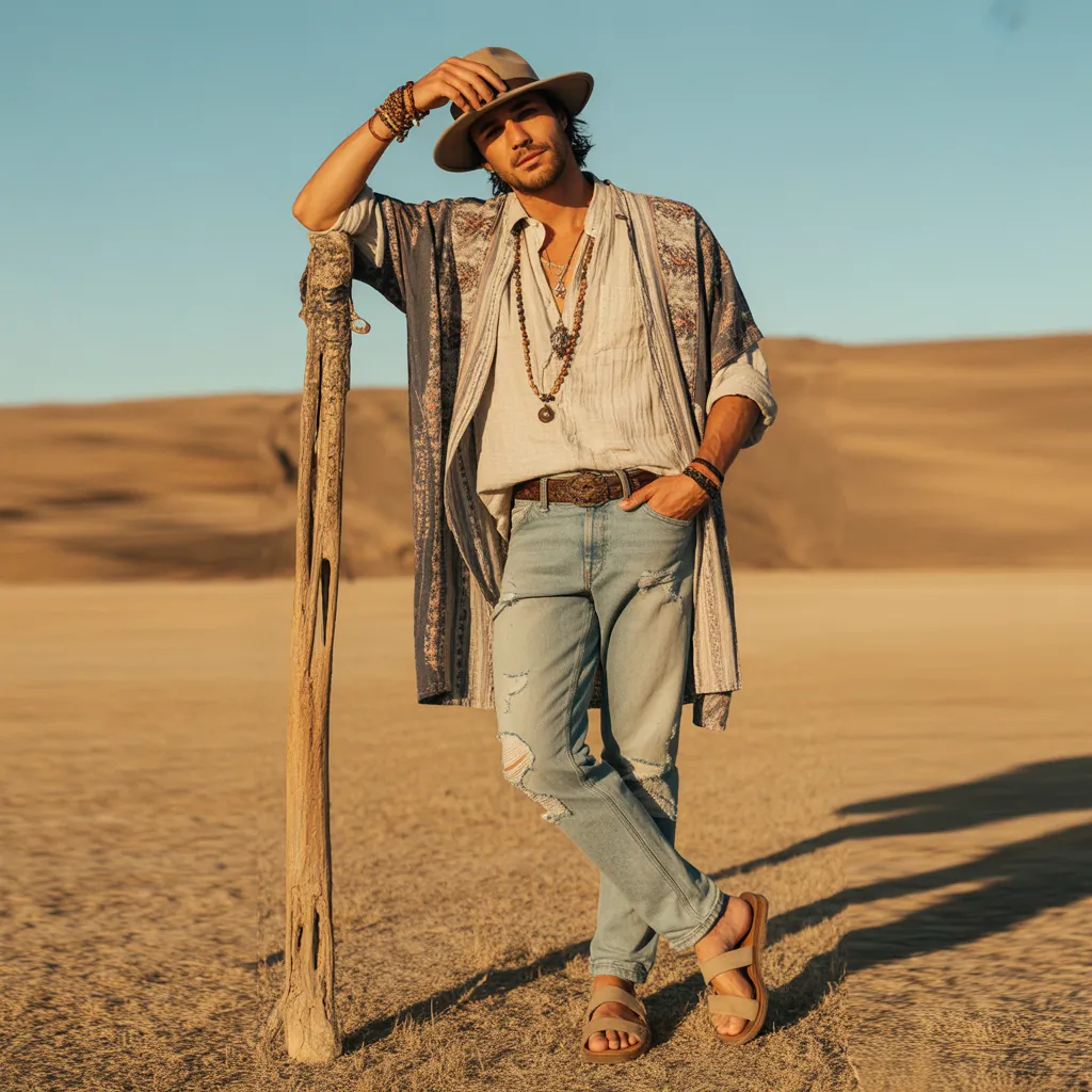 boho outfits men