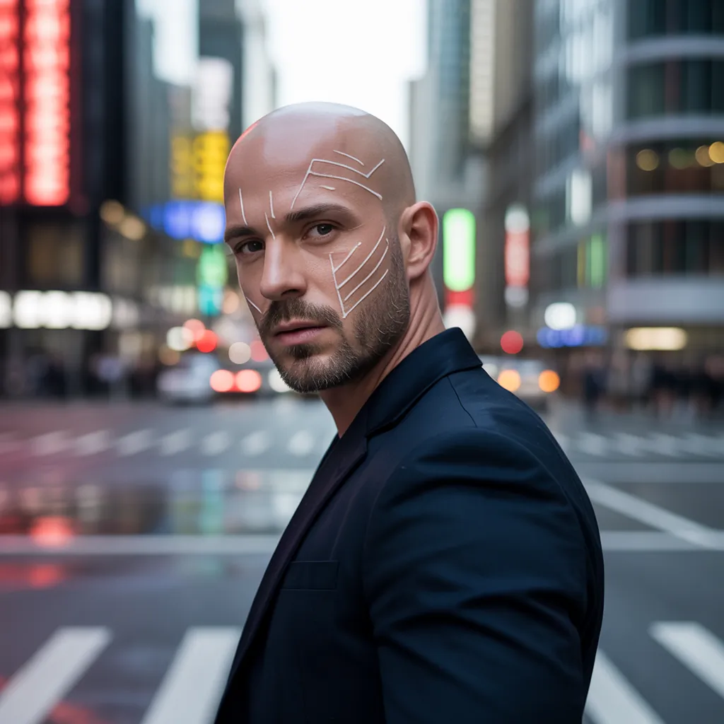 bold bald beard styles for men to stand out