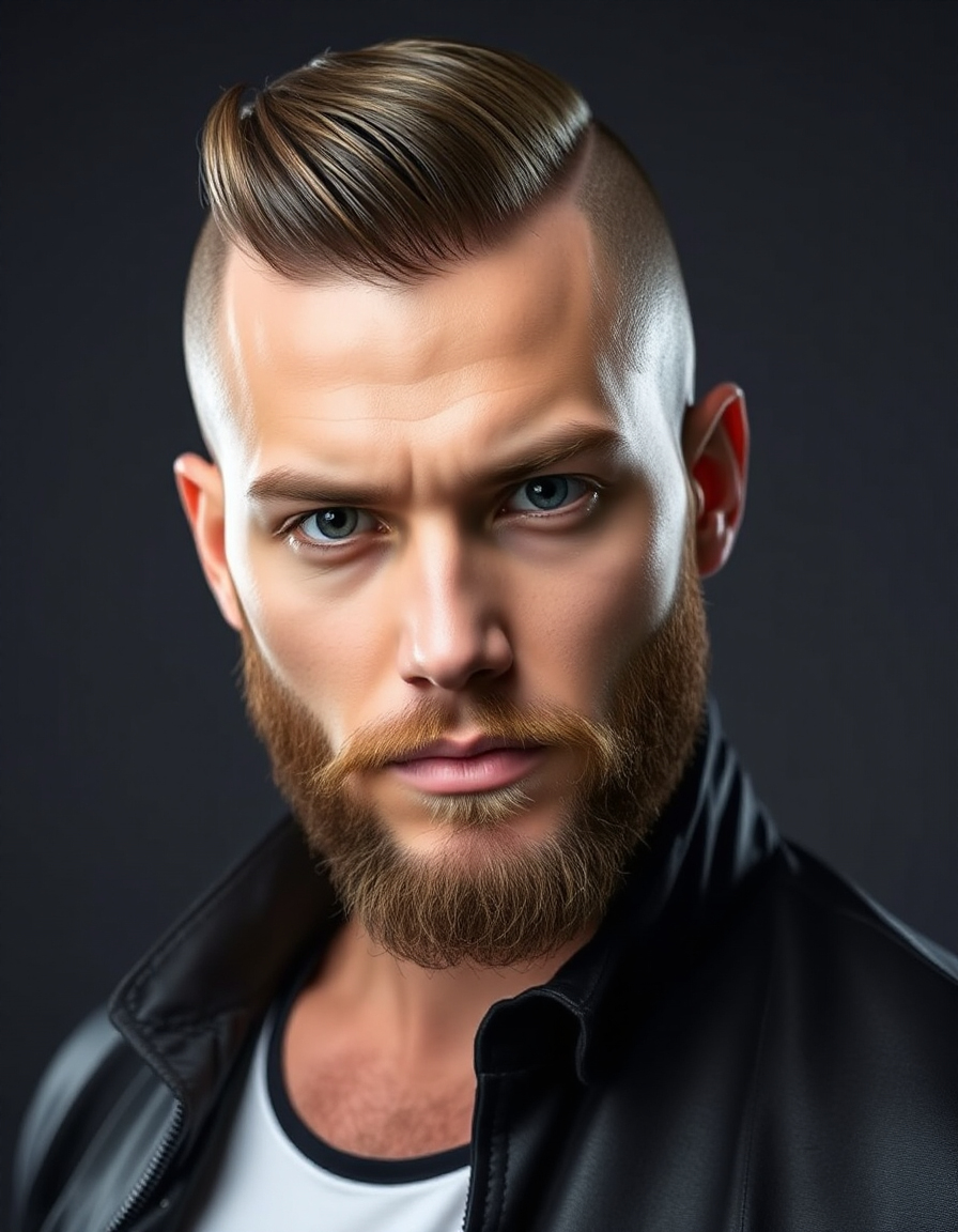 bold bald beard styles for men to stand out