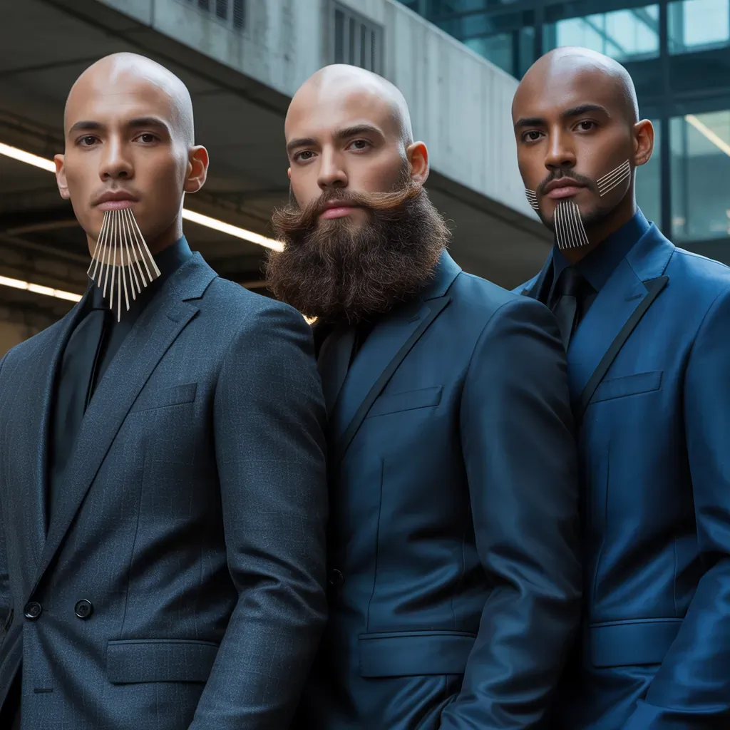 bold bald beard styles for men to stand out