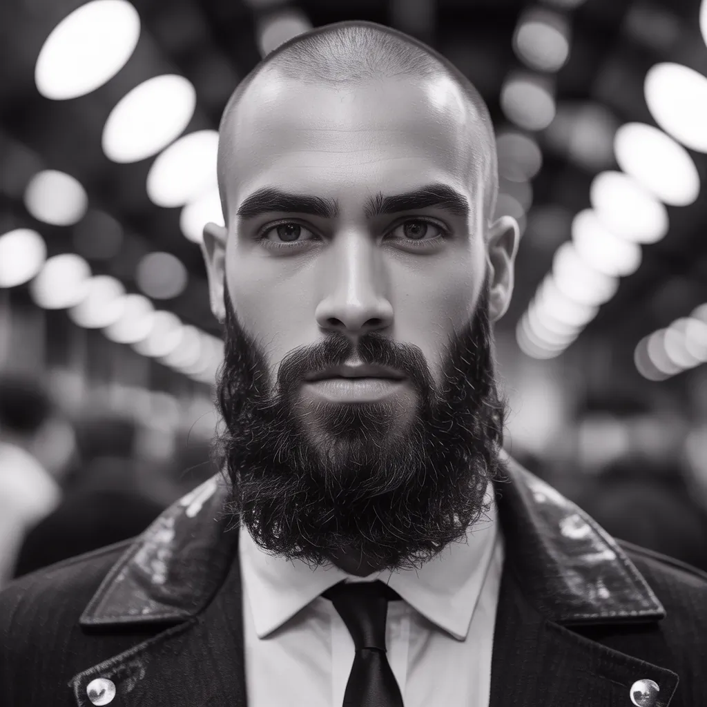 bold bald beard styles for men to stand out