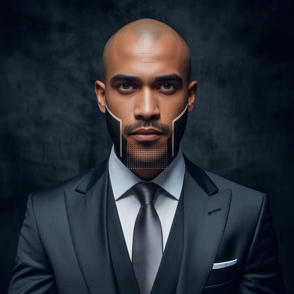 bold bald beard styles for men to stand out