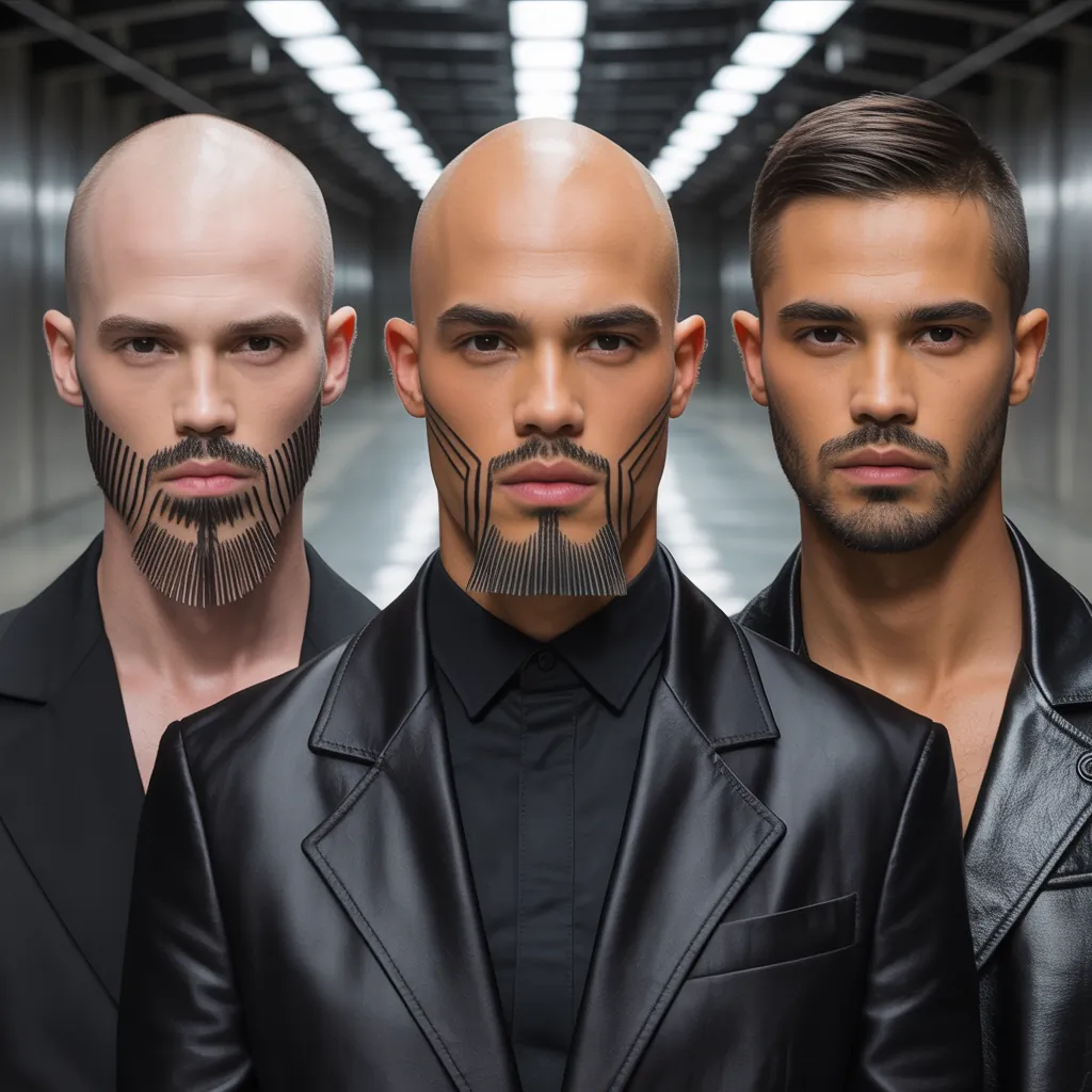 bold bald beard styles for men to stand out