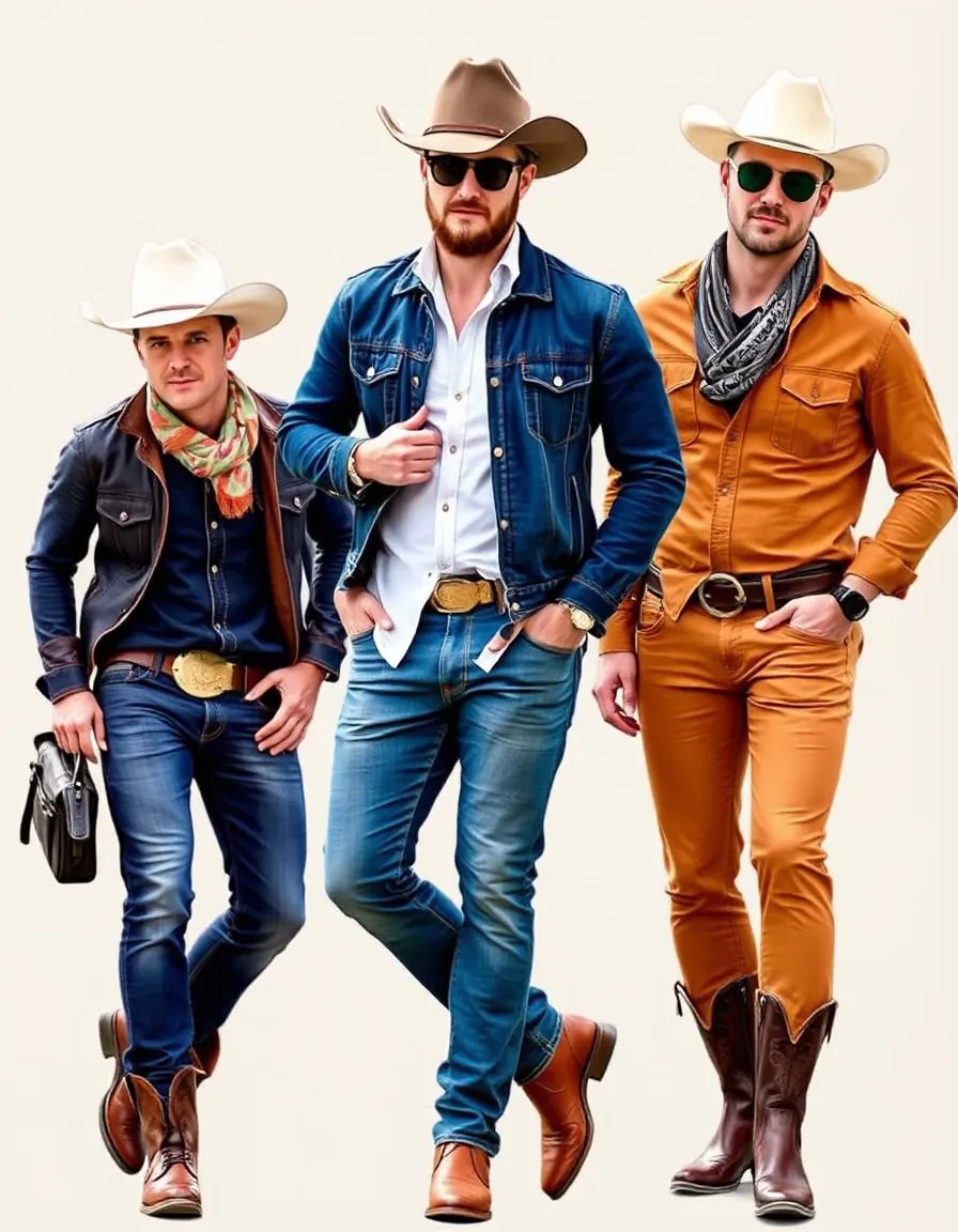 bold cowboy outfit ideas for men