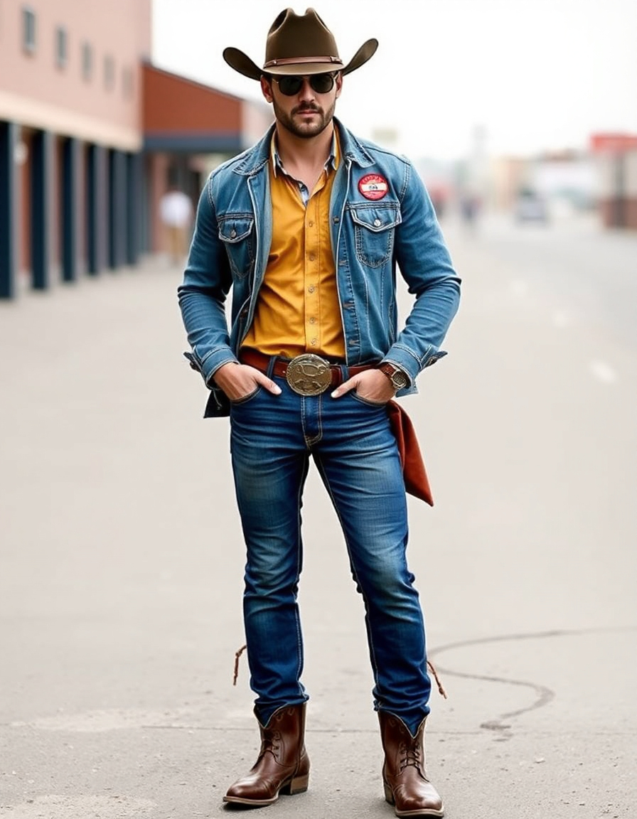 bold cowboy outfit ideas for men